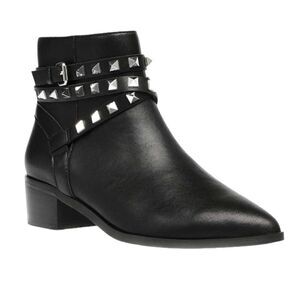 Steve Madden Women’s Besto Studded Ankle Booties 9.5M in Black Color